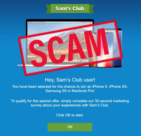 sam's club scam